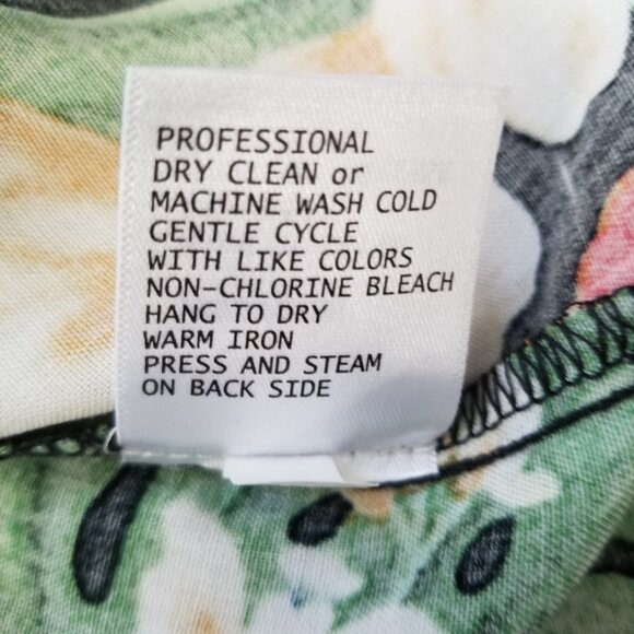 Anne Carson tropical tunic M - Picture 7 of 8